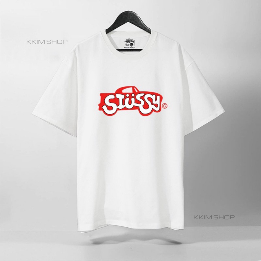 Áo Thun Tay Lỡ STUSSY, áo phông unisex Form rộng oversize, chất liệu Cotton. KKIMShop