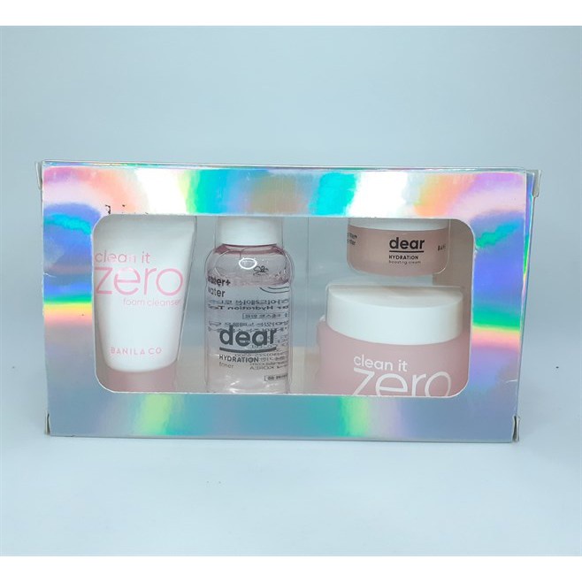 Set Chăm Sóc Da Banila Zero Skin Care Starter 4 Món