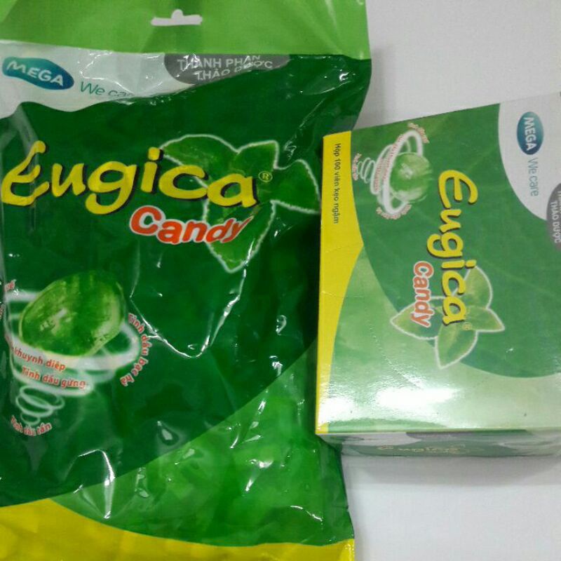 Viên ngậm Eugica Candy hộp 100 cái