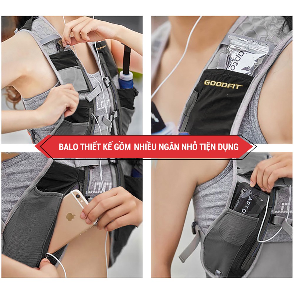 Vest nước, balo chạy bộ GoodFit GF301RV _REVOTI