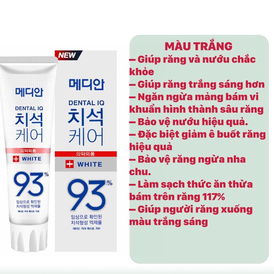 Kem Đánh Răng Median 93% Hàn Quốc Dental IQ  - Vibesvietnam