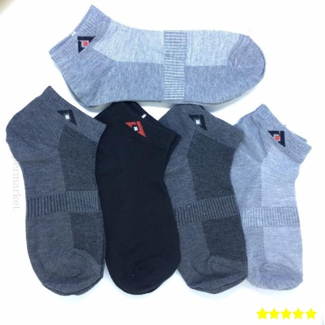 [Chính Hãng] Combo 5 Đôi Tất Unisex Nam Nữ Cổ Ngắn Mã 203
