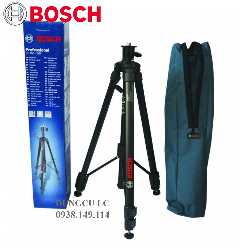 Chân máy cân mực Bosch BT 150 5/8"