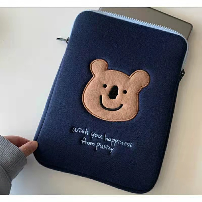 Túi đựng ipad 13 inch 15 inch phong cách Hàn Quốc dễ thương
