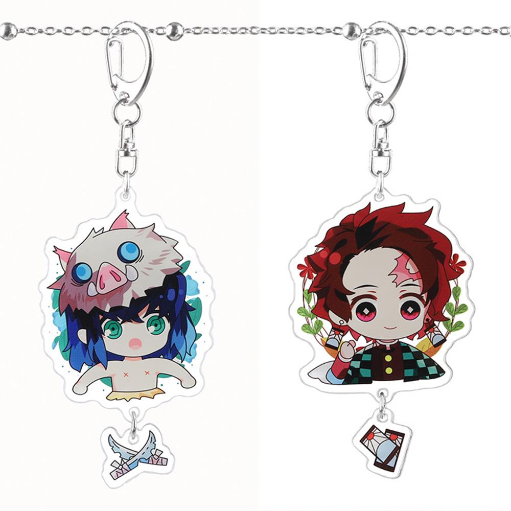 Móc Khóa Hình Nhân Vật Tomioka Giyuu Kamado Tanjirou Kimetsu no Yaiba Trong Phim Hoạt Hình Demon Slayer 15H