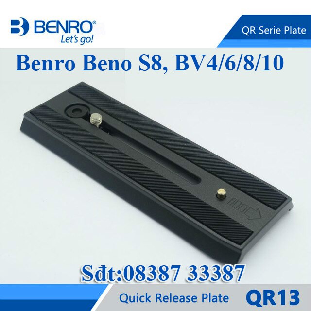 QR13 - đế chân máy quay Benro S8, BV4 BV6 BV8 BV10