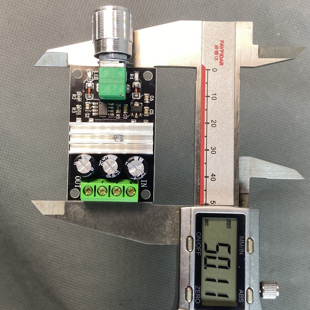 MẠCH GIẢM ÁP- CHIẾT ÁP 5V - 24V 4A.  DC-DC Step Down điều khiển tốc độ quạt DC