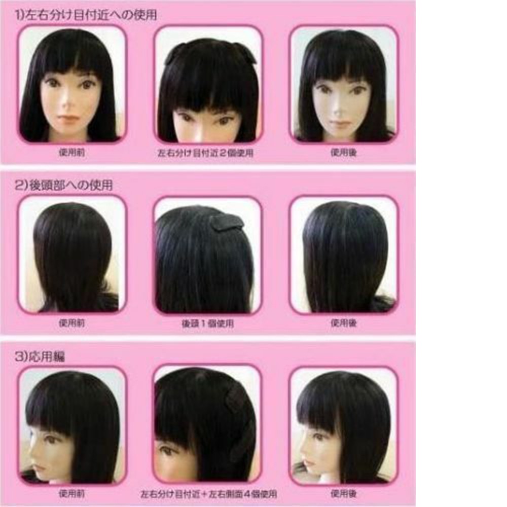 ONLY Fashion Invisible Hair Pins Korean Style Breathable Bangs Mat Bouffant Hair Comb Women New Accessories Volume Princess Hair Tools Bun Maker Inserts Hair Clip