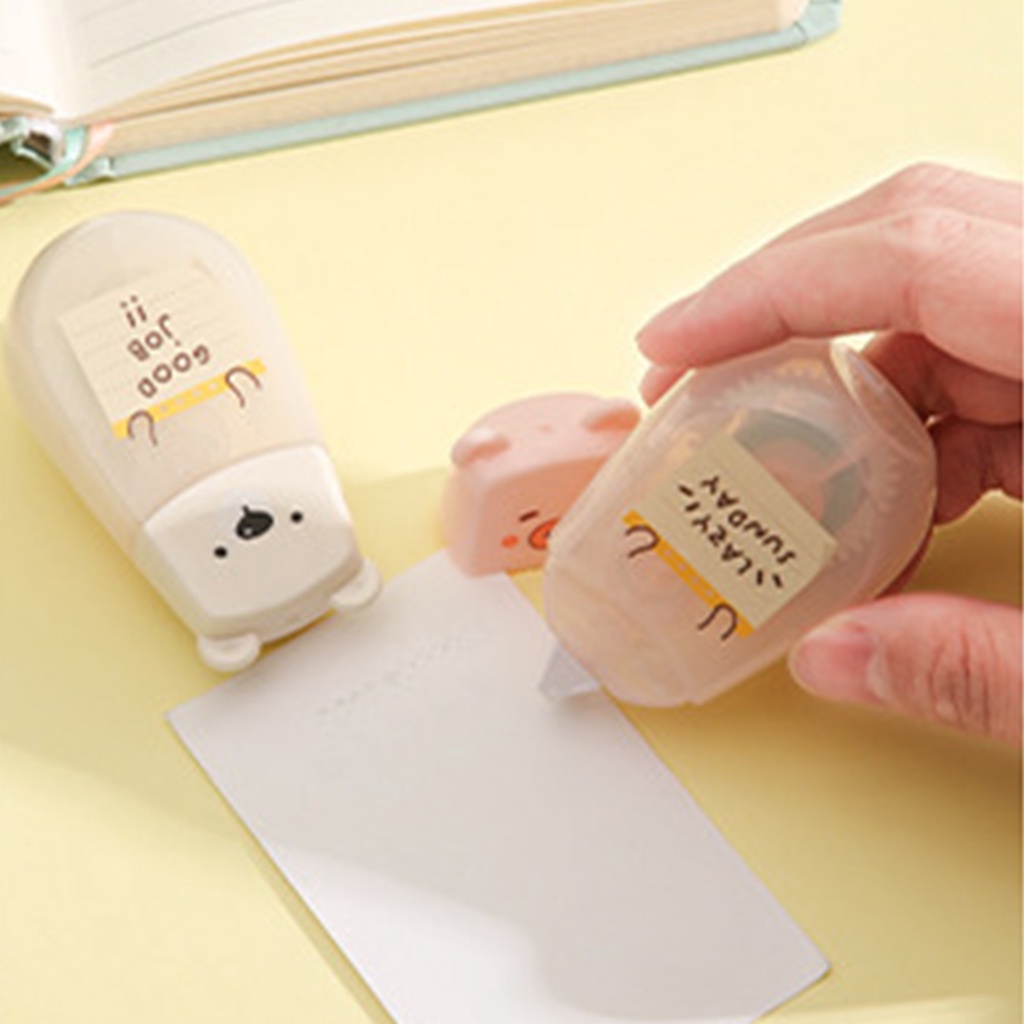 Cuộn Băng Keo Hai Mặt 5m Họa Tiết Hoạt Hình Dễ Thương Trang Trí Sổ Tay/Sổ Tay DIY