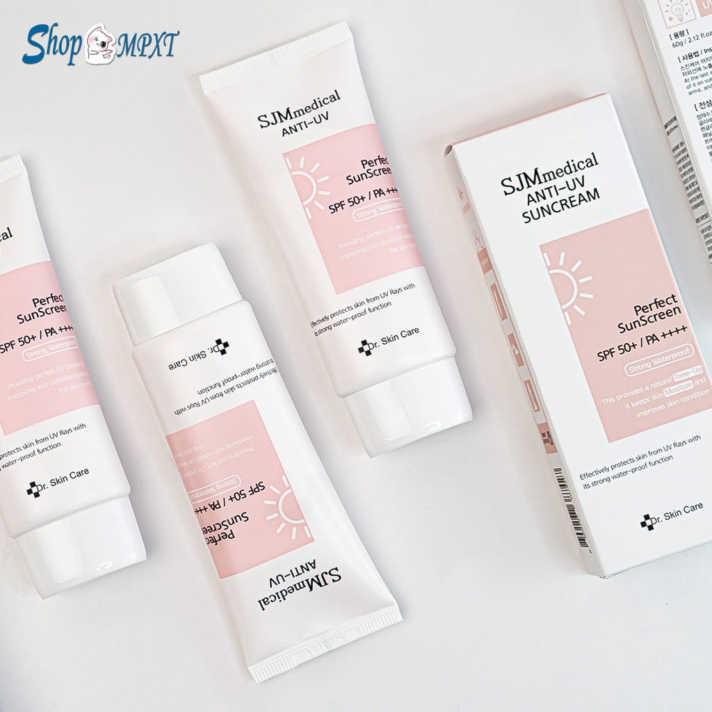Kem Chống Nắng Chống Nước Nâng Tone Da SJMmedical Anti-UV Sunscrean SJM medical SPF50+