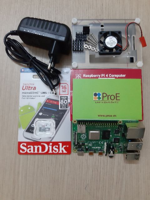 [Mã SKAMPUSHA8 giảm 8% đơn 300K] Bộ Raspberry Pi 4 (Model B) bản 2GB/4GB RAM (Combo cơ bản), bảo hành 01 năm | BigBuy360 - bigbuy360.vn