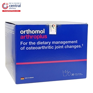 Orthomol Arthroplus [Chính Hãng] - hỗ trợ thoái hóa xương khớp - Nhập Khẩu Từ Đức - nhà thuốc Central Pharmacy