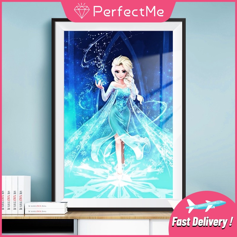 Bộ tranh đính đá 5D tự làm 30X40cm trang trí nhà cửa