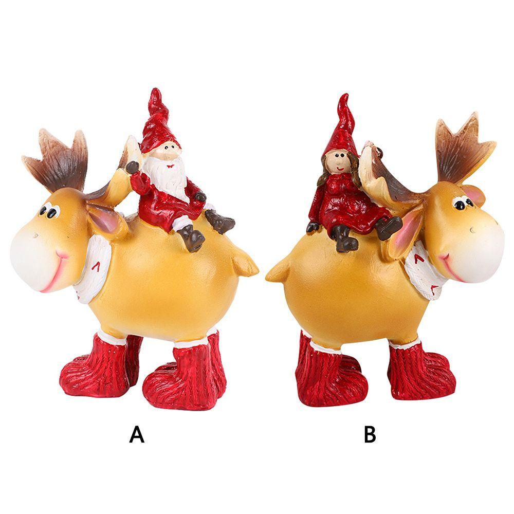 Phụ Kiện Trang Trí Bàn Tiệc Giáng Sinh Hình Tuần Lộc / Ông Già Noel