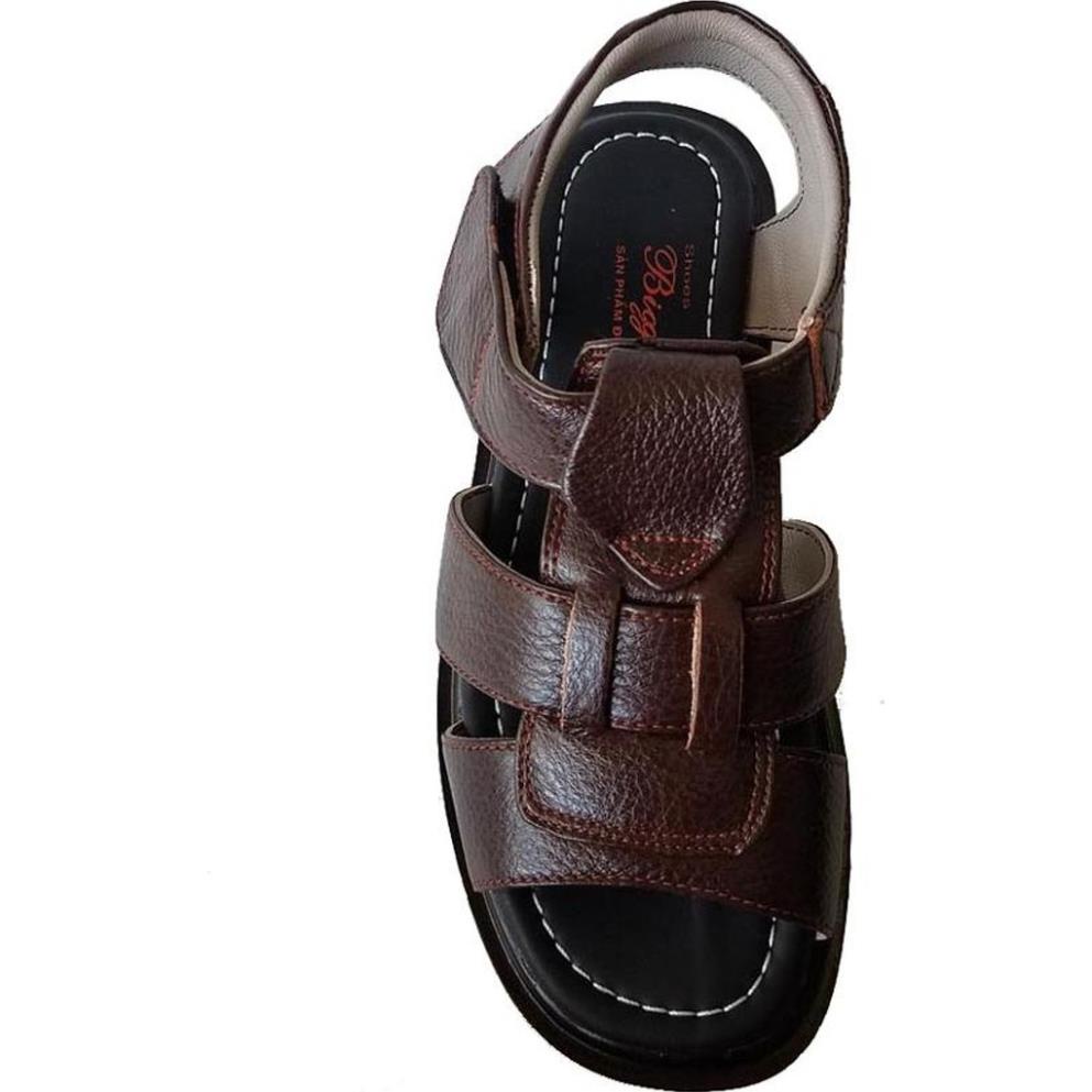 Giày sandal nam da bò trung niên BIGBEN cao cấp SD52 SW
