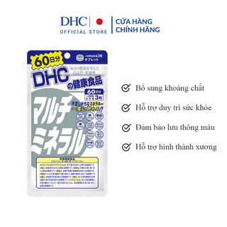 Viên uống Khoáng tổng hợp DHC Bổ sung 10 loại khoáng chất gói 180 viên (60 ngày)