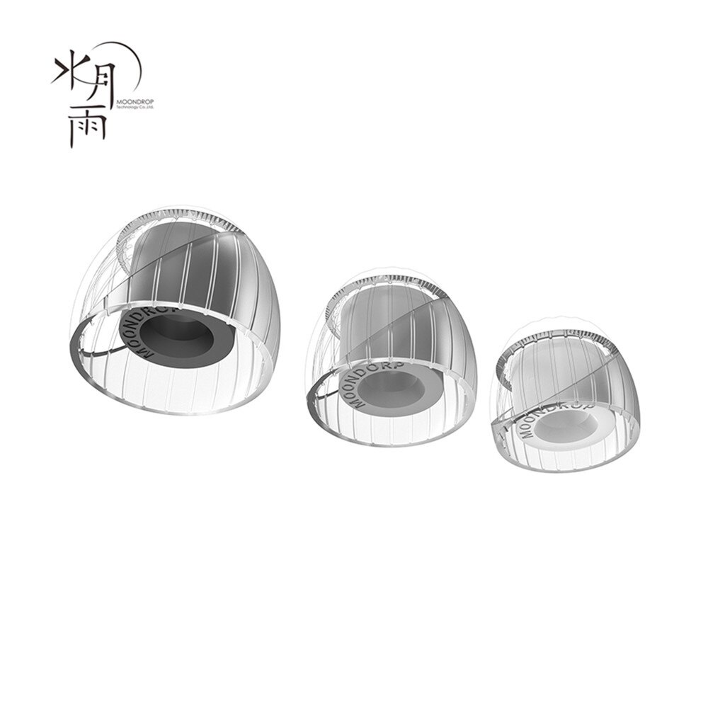 Đầu Âm Thanh Lò Xo MoonDrop + Cấu Trúc Đôi Bằng Silicone Cho Tai Nghe Kato ARIA