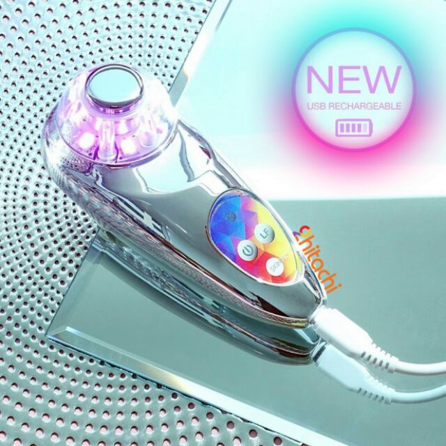 Trilight Skininc 5 đèn led (Sạc điện) MÁY ĐẨY TINH CHẤT