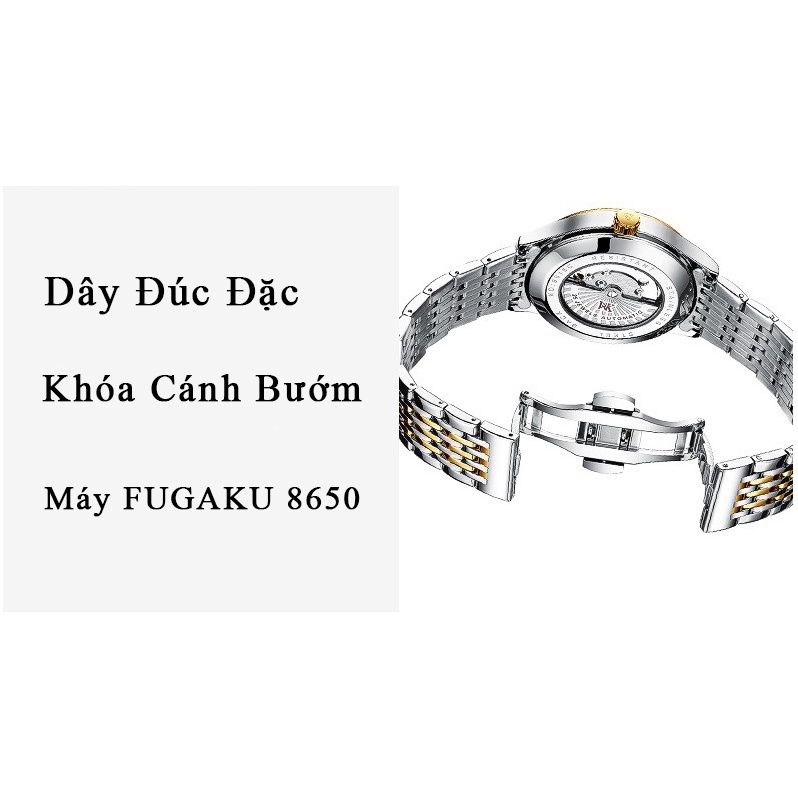 Đồng Hồ Nam Cơ Tự Động Wesikai 6016A Nhiều Màu Thép Không Rỉ Đúc Đặc Cao Cấp | BigBuy360 - bigbuy360.vn
