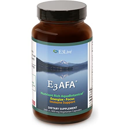 [E3LIVE] Tảo AFA hữu cơ 240ct/400mg