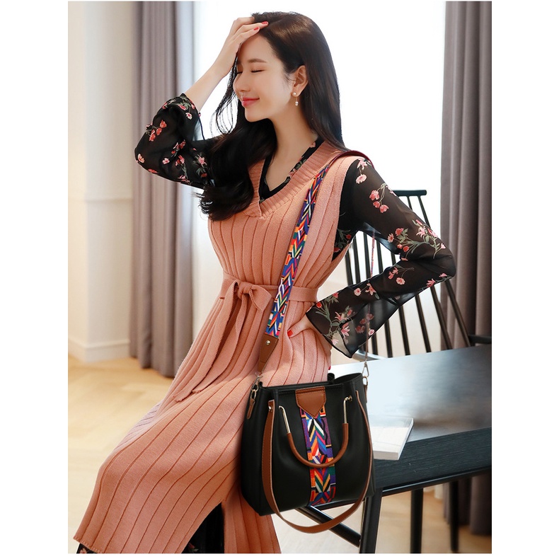 Túi Xách Đeo Vai Kích Thước Lớn Phong Cách Thời Trang Âu Mỹ 2022 Dành Cho Mẹ Và Bé