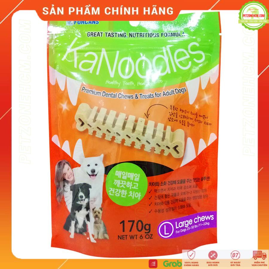 Kẹo KANOODLES 170g Forcans bảo vệ răng miệng cho chó ⚜ FREESHIP ⚜ làm sạch răng và mảng bám, vừa ăn ngon vừa đánh răng