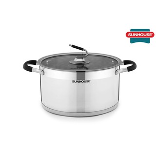 Nồi inox 5 đáy 24cm sunhouse shg24324 – dùng được cho bếp từ