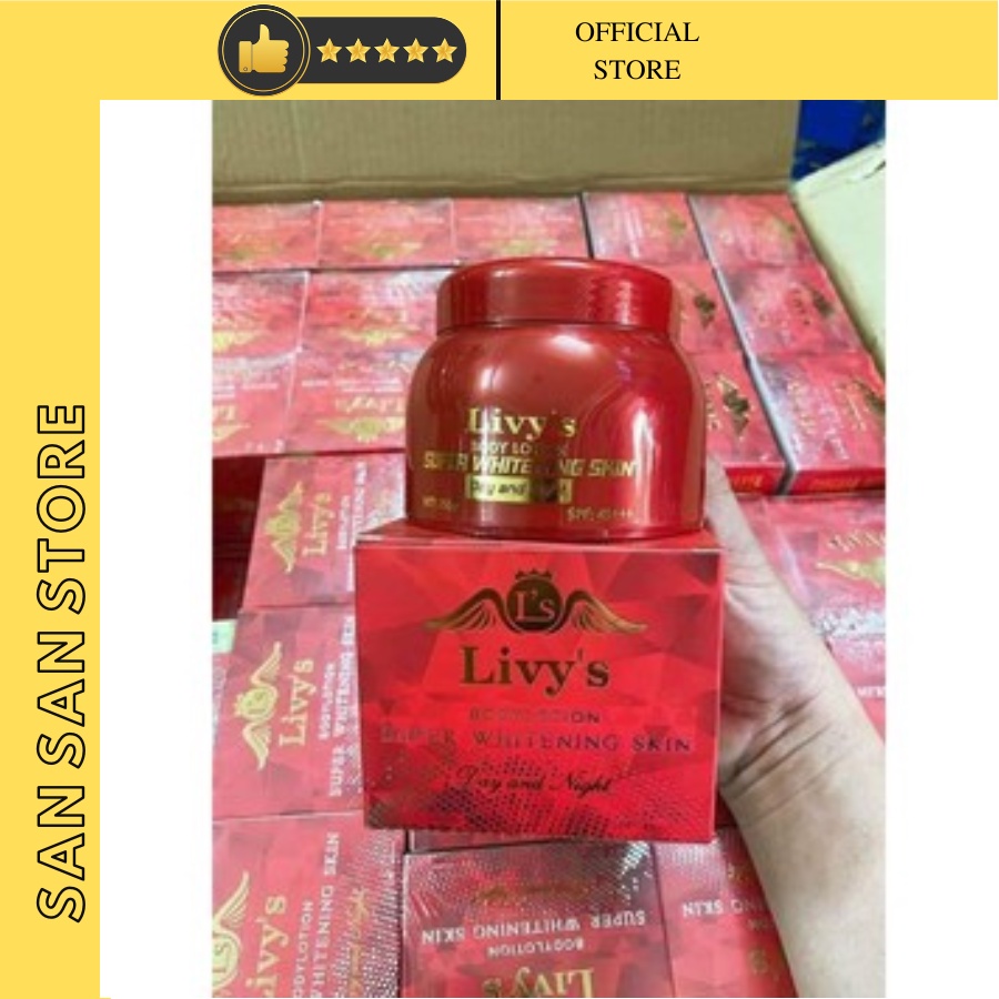 KEM BODY LIVYS THÁI LAN CHÍNH HÃNG- Body Lotion Super Whiteing Skin Livys Đỏ Thái Lan