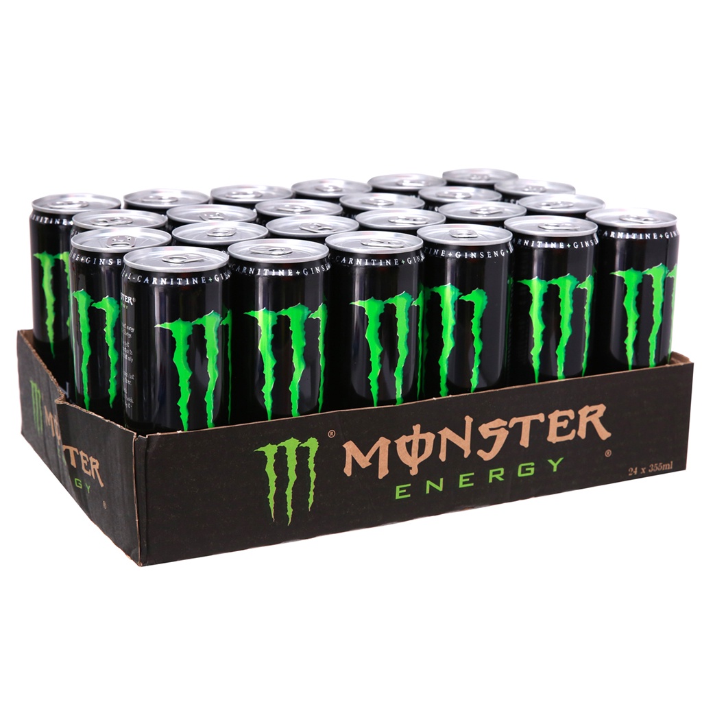 Thùng nước tăng lực Monster Energy 24 lon - 355ml