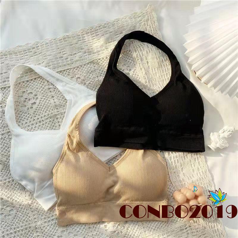 Áo Lót Nâng Ngực Hở Lưng Màu Sắc Trơn Dành Cho Nữ