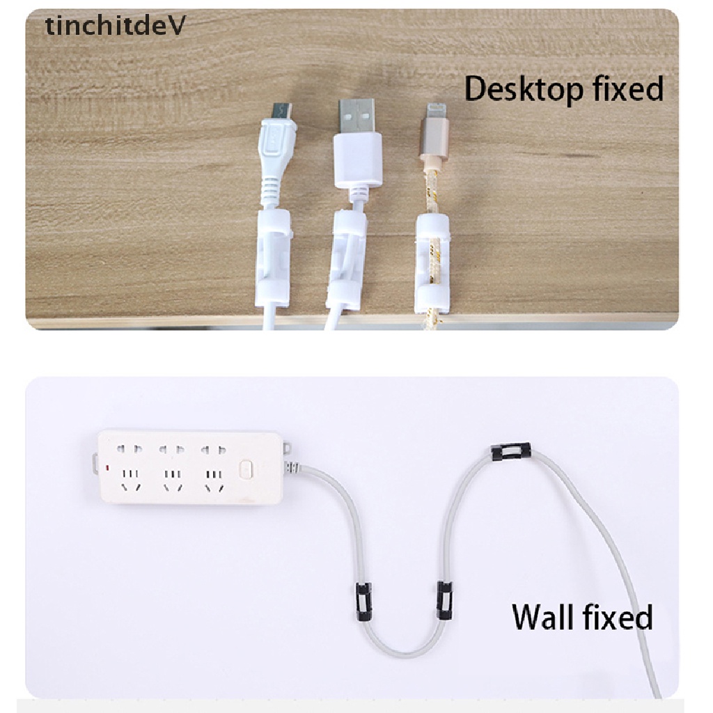 Bộ 20 Kẹp Cố Định Dây Cáp Gọn Gàng Tiện Dụng