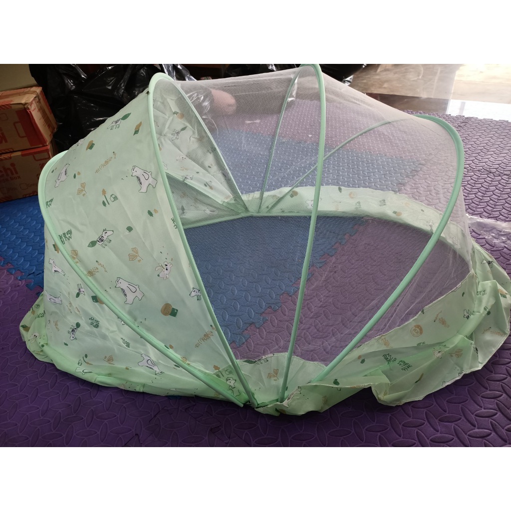 Màn chụp gấp gọn, chống muỗi cho bé sơ sinh