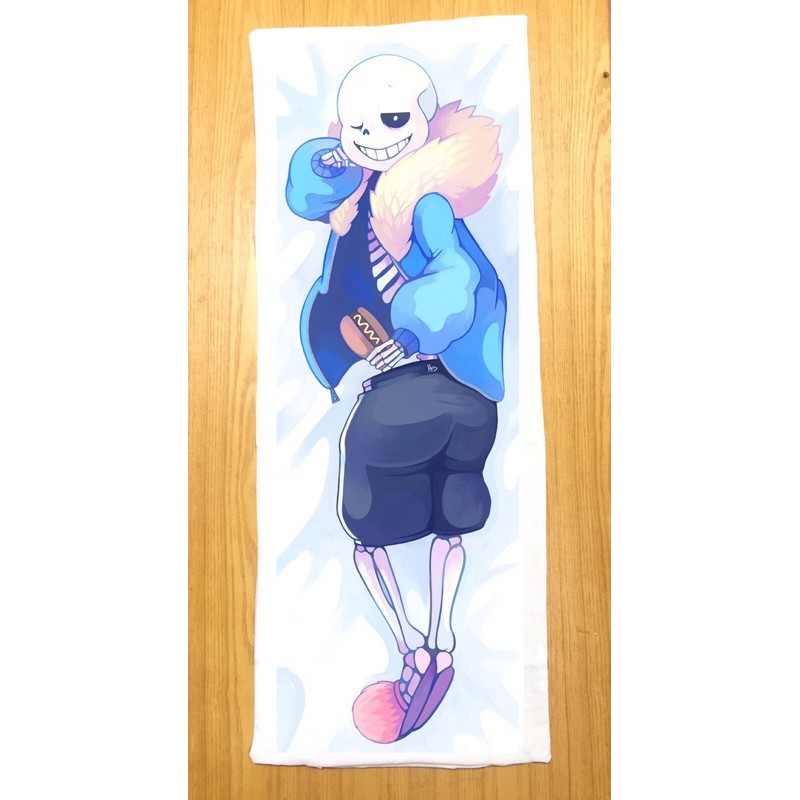 gối ôm sans undertale dài 1m x 40cm