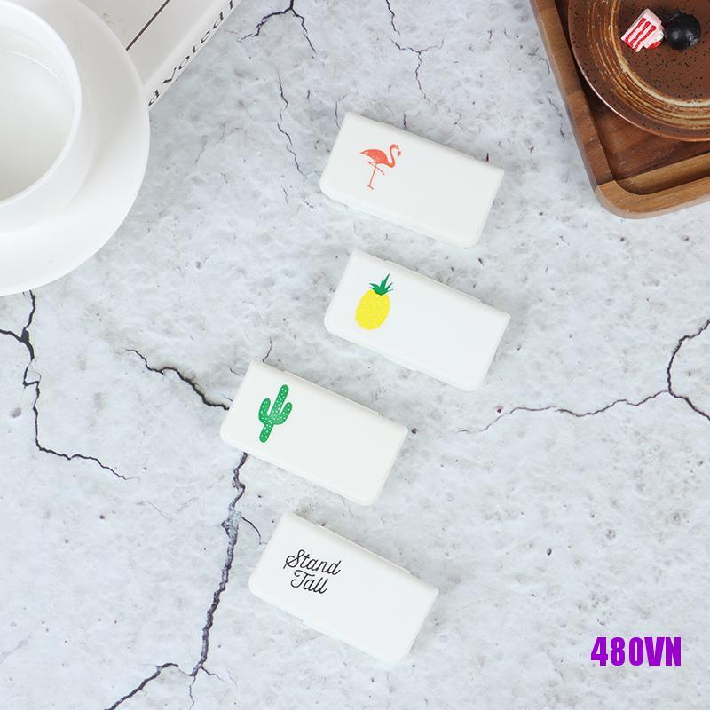 Hộp Đựng Thuốc Mini 3 Ngăn Tiện Dụng Mang Theo Du Lịch