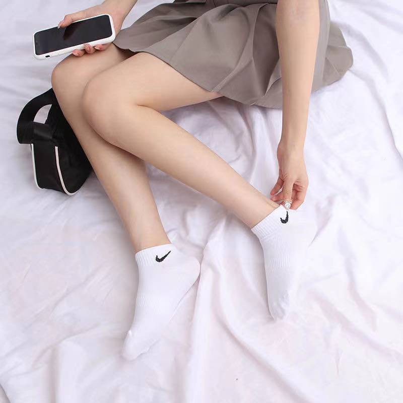 Tất nam / nữ dệt kim cổ cao, cổ ngắn thể thao thời trang cao cấp