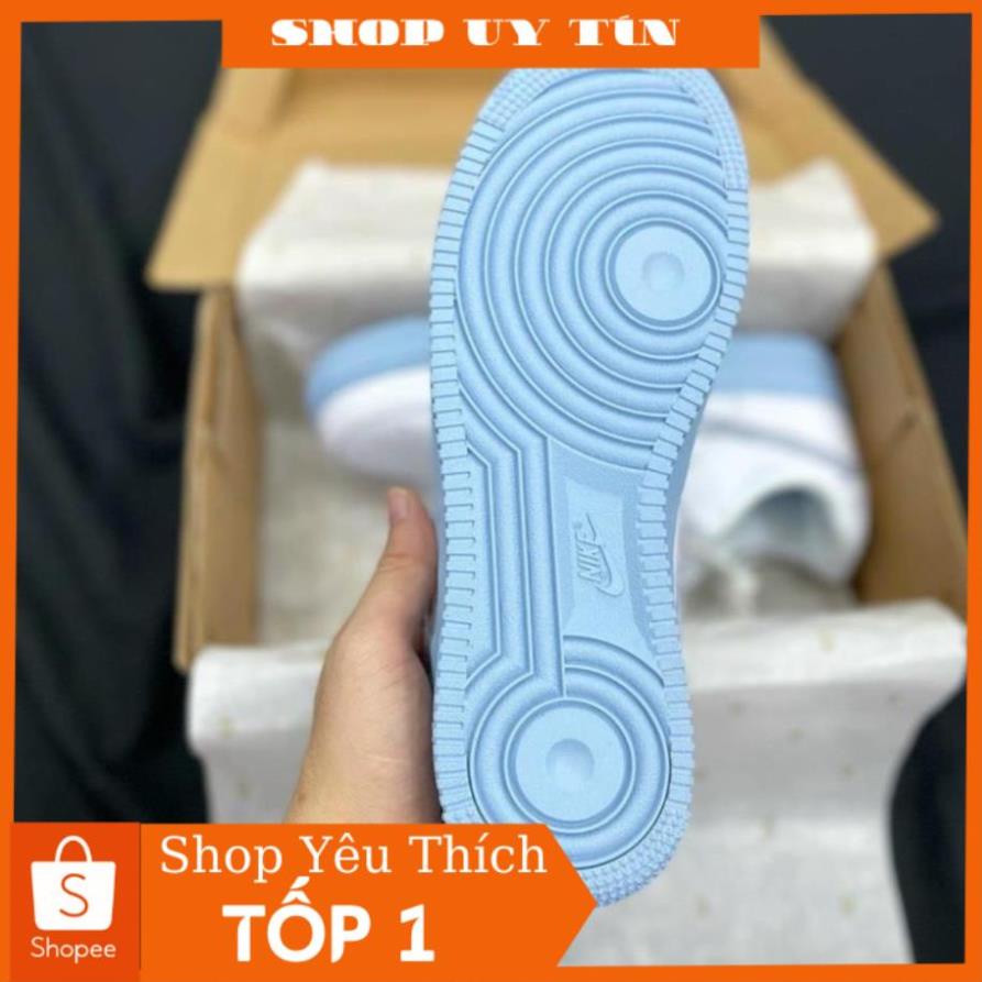(FREESHIP + ẢNH THẬT 1.1) Giày AF1 Trắng xanh hoa cúc | BigBuy360 - bigbuy360.vn