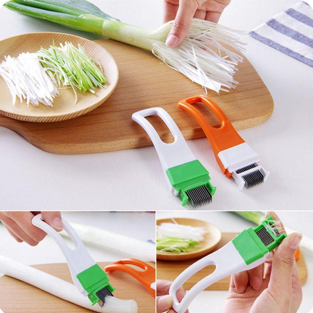 AUGUSTINA Dụng Cụ Cắt Hành / Rau Củ Quả Có Tay Cầm Tiện Lợi Cho Nhà Bếp