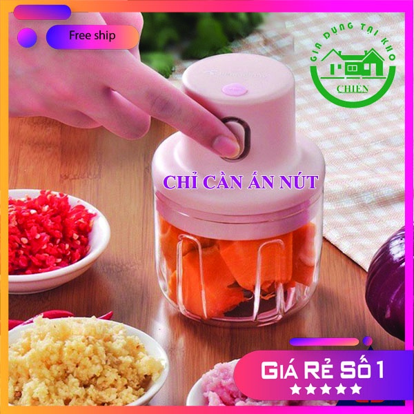 CÓ CỔNG SẠC, TIỆN LỢI NHỎ GỌN PHÙ HỢP CHO BÉ ĂN DẶM