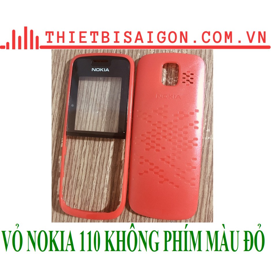 VỎ NOKIA 110 KHÔNG PHÍM MÀU ĐỎ