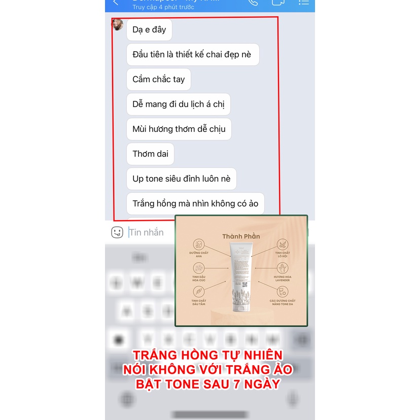KEM BODY DƯỠNG DA CHUYÊN SÂU TRẮNG HỒNG BẬT TONE SAU 7 NGÀY | BigBuy360 - bigbuy360.vn
