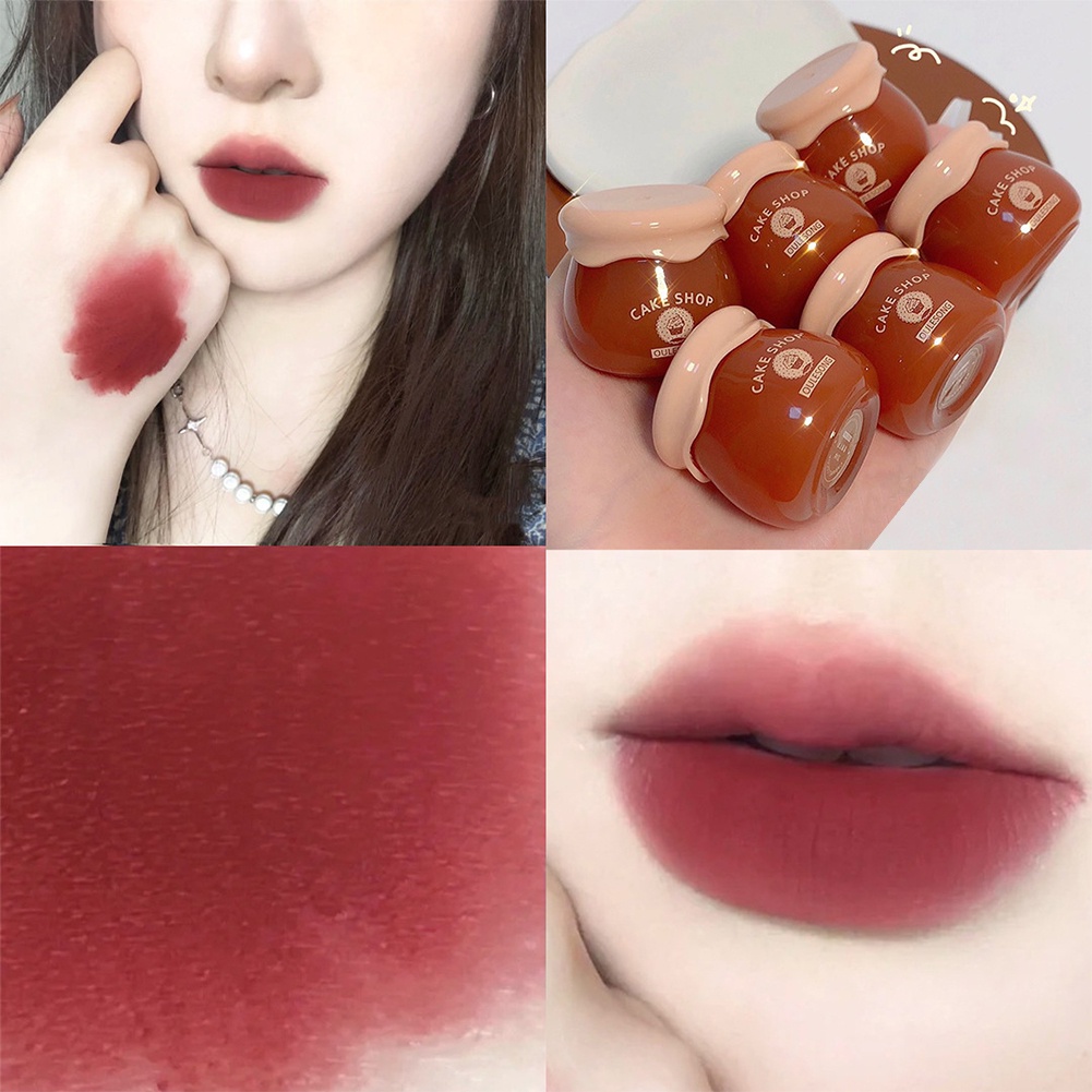 Oulesong Son Môi Màu Lì Tinh Tế Lâu Trôi Không Dính Cốc Tự Nhiên