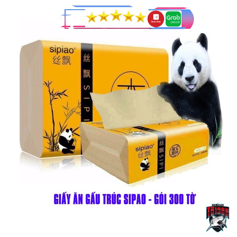 Một gói 300 tờ giấy ăn gấu trúc siêu dai