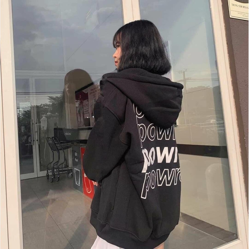 Áo khoác Hoodie POWR chất nỉ cotton tàu siêu đẹp (có ảnh thật) Xưởng sỉ nguyễn hoa | BigBuy360 - bigbuy360.vn