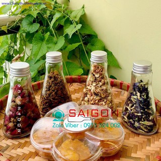 Combo 12 Hũ Thủy Tinh Tam Giác 180ml