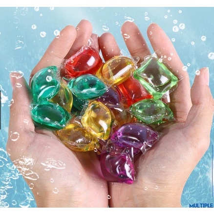 Hộp 30 Viên giặt xả quần áo 3 trong 1 TQ