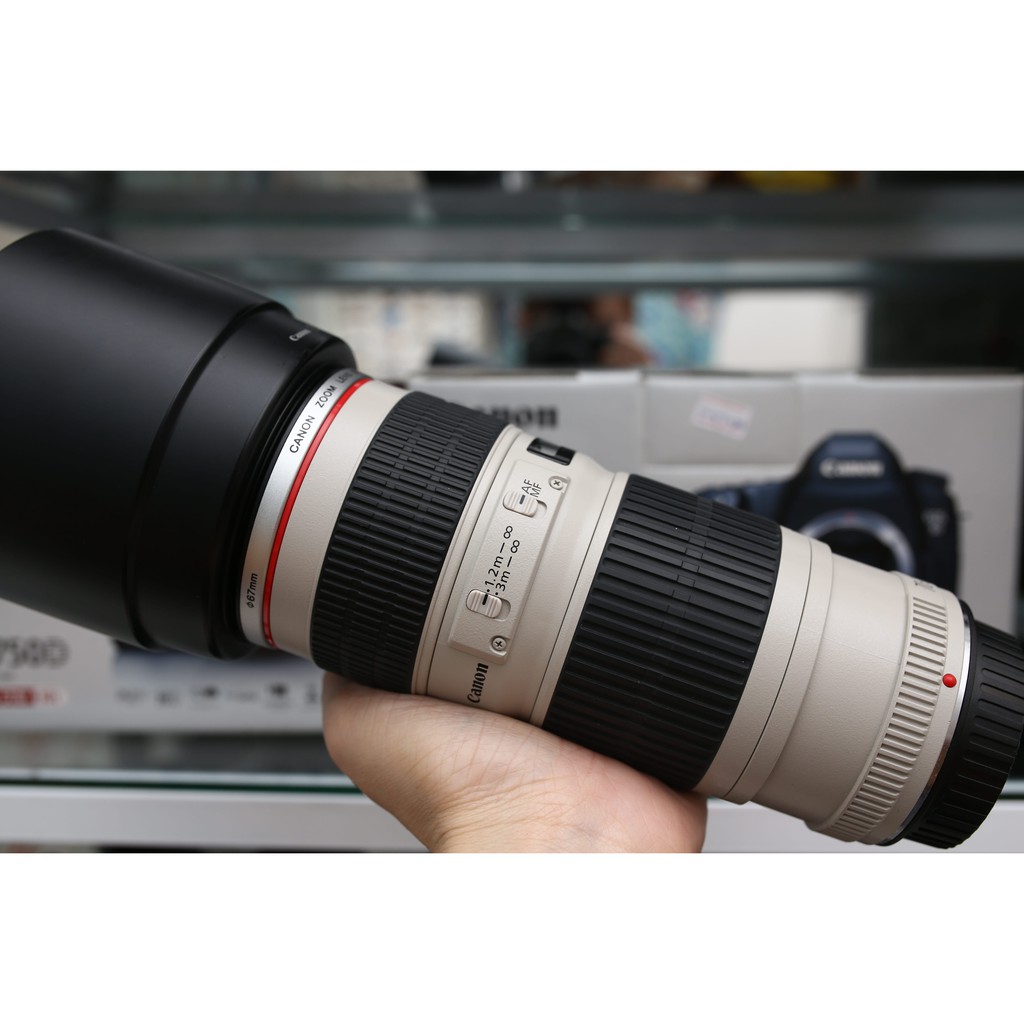 ỐNG KÍNH CANON EF 70-200mm F4L USM - TELE CHAN DUNG CHO CANON tại Máy ảnh City