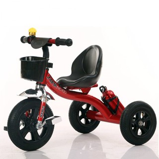 Xe 3 bánh bình nước có bàn đạp giỏ chuông (cho bé 2-5t)