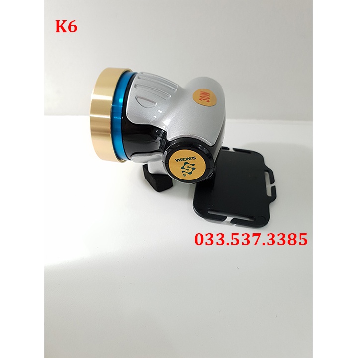 Đèn pin siêu sáng, đèn pin sạc K6