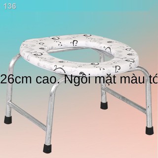 ⊙ ✤ ♚ 【2021 Bồn cầu dày cho người già, bệnh nhân ngồi xổm, di động, cầu, phân hộ, bà bầu, ghế vệ sinh