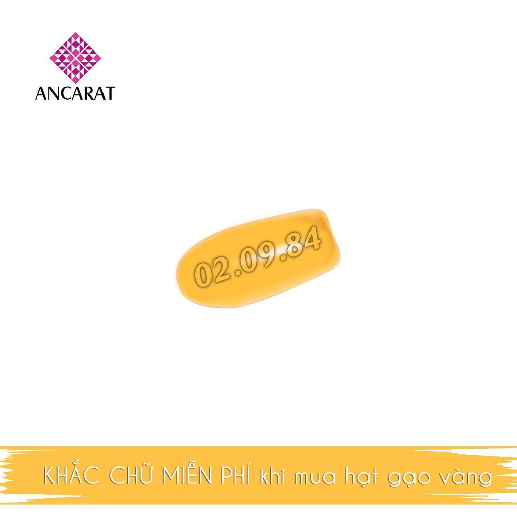 [Mã FAMALL19 giảm 20% tối đa 50K đơn 150K] ANCARAT - Vòng Tay Nữ Handmade Hạt Gạo Vàng 24K - Khắc Tên Tuổi Theo Yêu Cầu | BigBuy360 - bigbuy360.vn